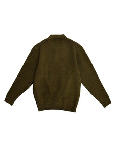 JUNTAE KIM - Beaded Corset Sweater - AW25 - OLIVE